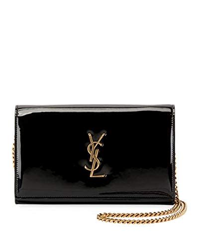 SAINT LAURENT Kate patent leather wallet